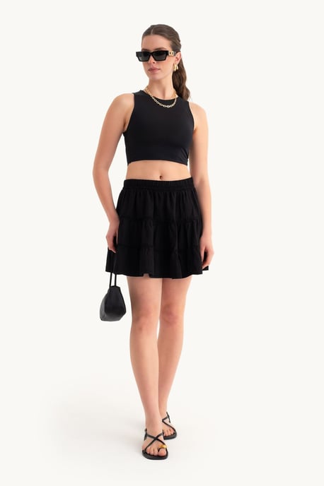 Hohe Taille Schichtrock - Image 2