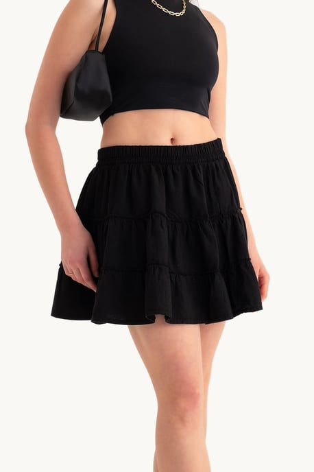 Hohe Taille Schichtrock - Image 3