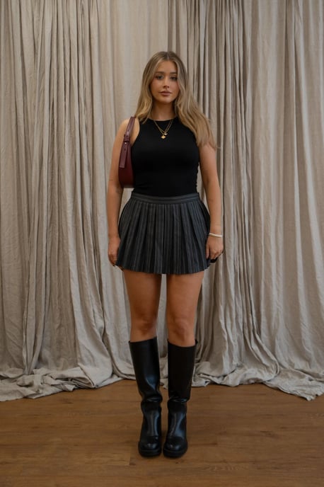 Parker Nadelstreifen Skort - Image 4