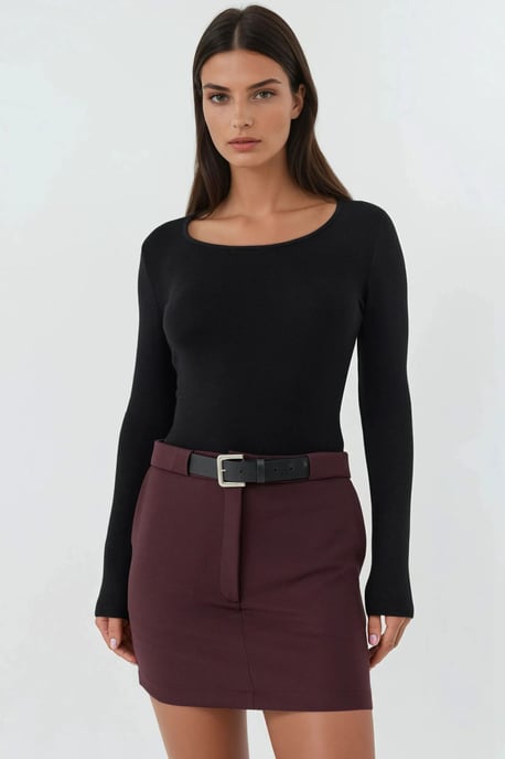 Hochtaillierte Mini-Shorts - Image 3