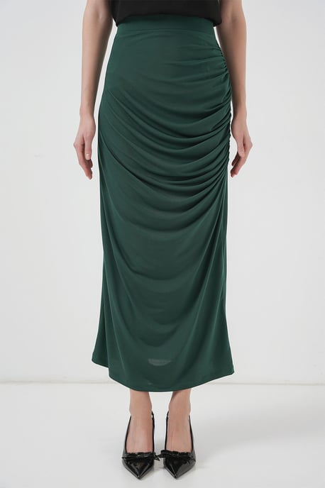 Fitted Midi-Jersey-Rock mit Futter - Image 2
