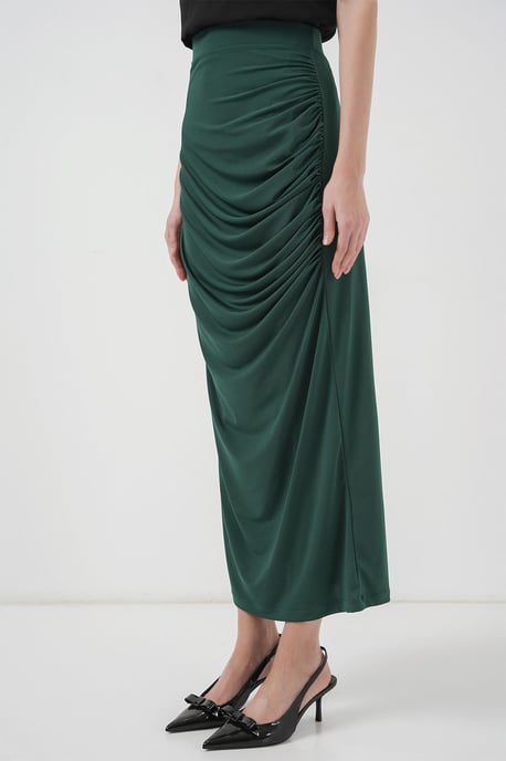 Fitted Midi-Jersey-Rock mit Futter - Image 4