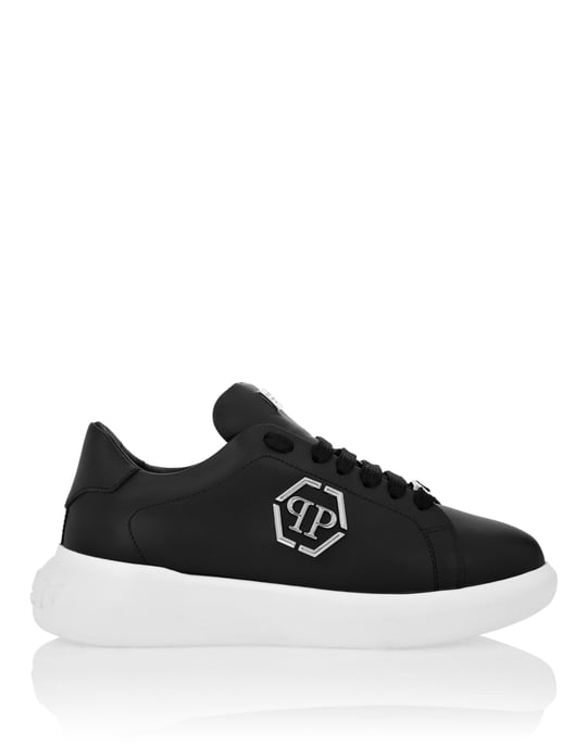 Philipp Plein Lo‑Top-Sneaker mit Hexagon-Detail - Schwarz - Image 3