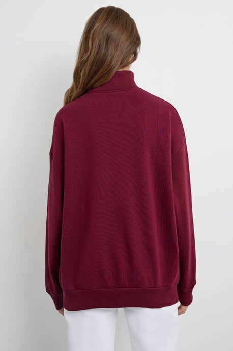 Übergroßer bedruckter Zip-Hoodie - Image 4