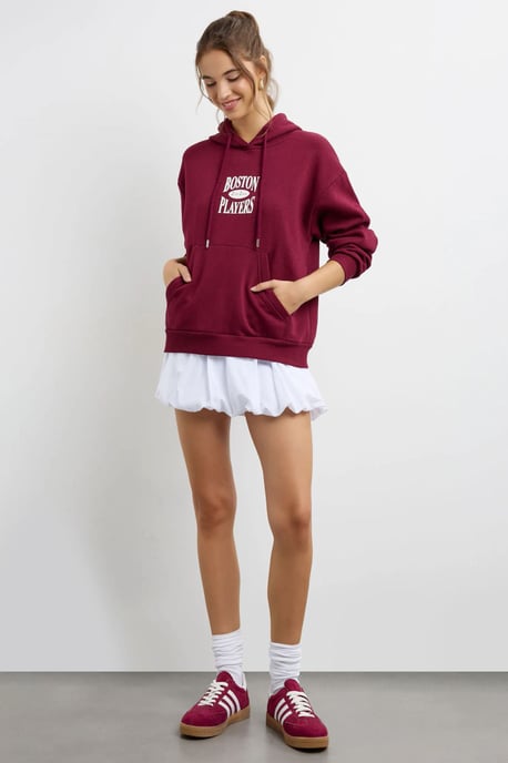 Übergroßer bedruckter Hoodie - Image 2