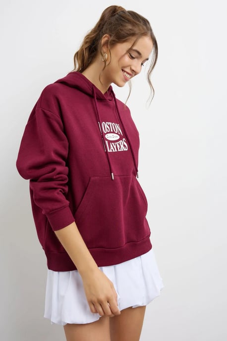 Übergroßer bedruckter Hoodie - Image 4