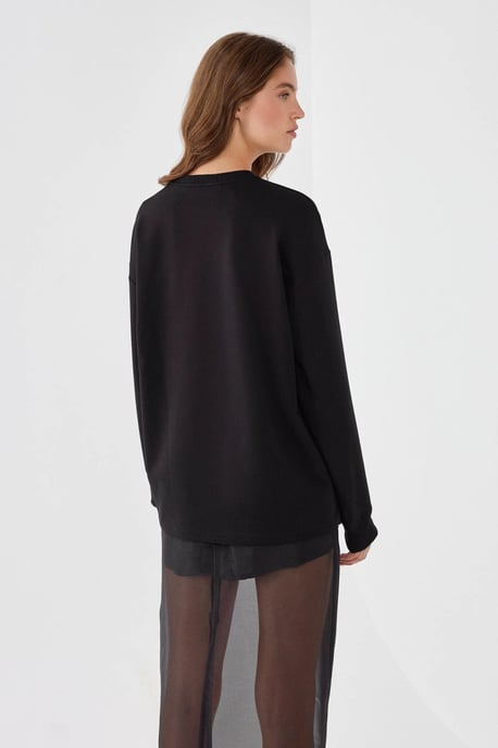 Schwarzes Sweatshirt - Image 4