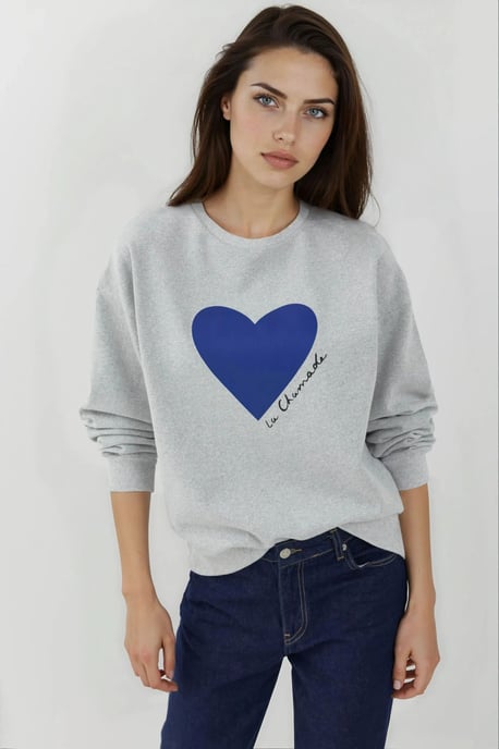 Bedruckter Rundhalsausschnitt Sweatshirt - Image 1