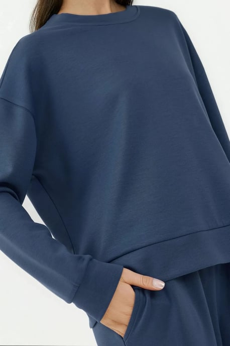 Modal Touch Basic Sweatshirt - Image 6