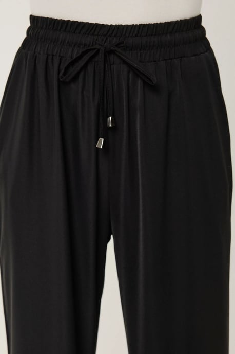 Hosen mit weiter Beinform und elastischem Bund - Image 5