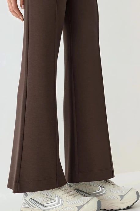 Modal Touch Rippendetail Weite Hose - Image 4