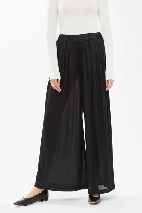Weite Hosen mit elastischem Bund - Image 3