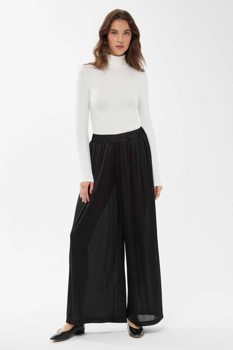 Weite Hosen mit elastischem Bund - Image 5
