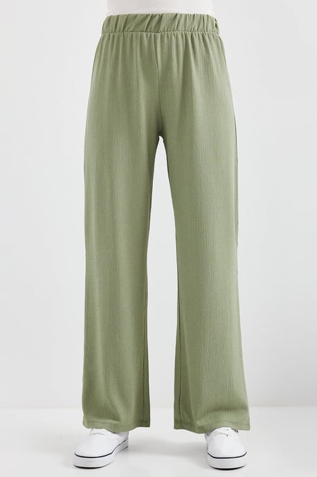 Strukturierte Lockere Strickhose - Image 2