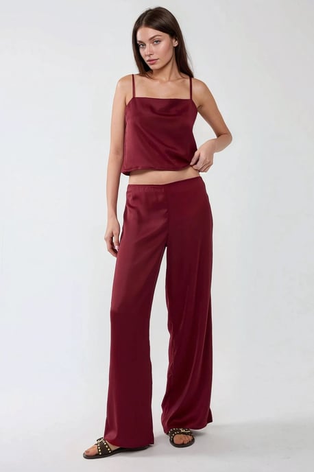 Ana Weite Satin-Hosen - Image 4