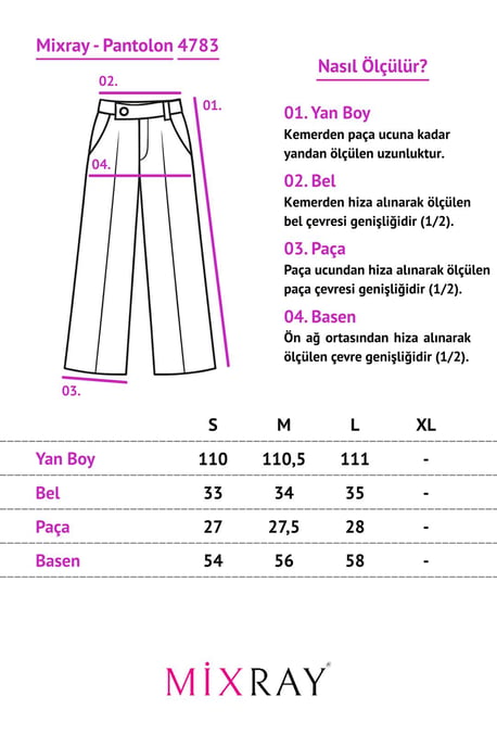 Elastische Palazzo-Hose mit Gummibund - Image 3