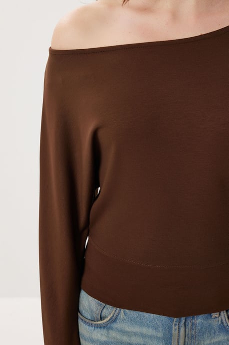 Asymmetrische Kragen Lässige Passform Bluse - Image 5