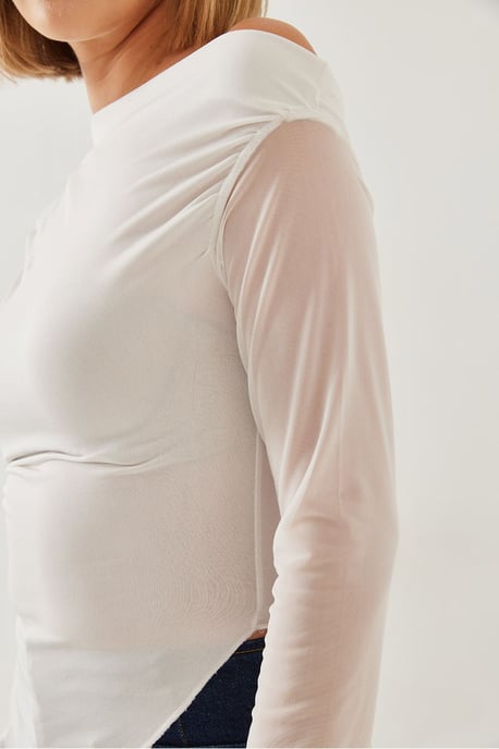 Basic-Top mit asymmetrischem Saum - Image 2
