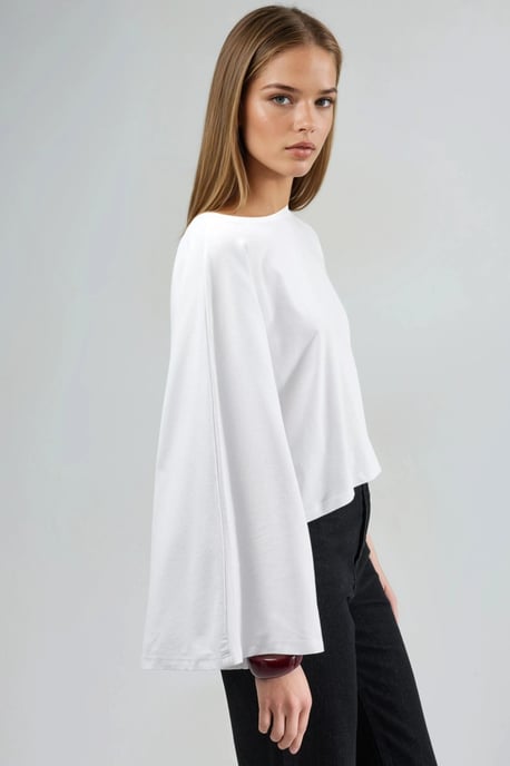 Lässige Bootsausschnittbluse - Image 2