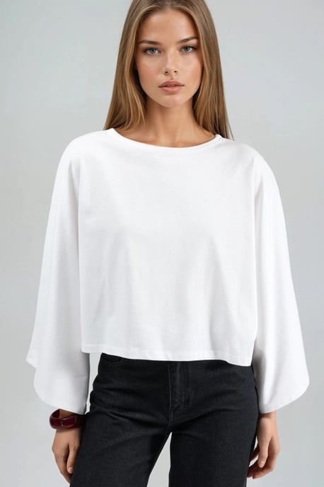 Lässige Bootsausschnittbluse - Image 6