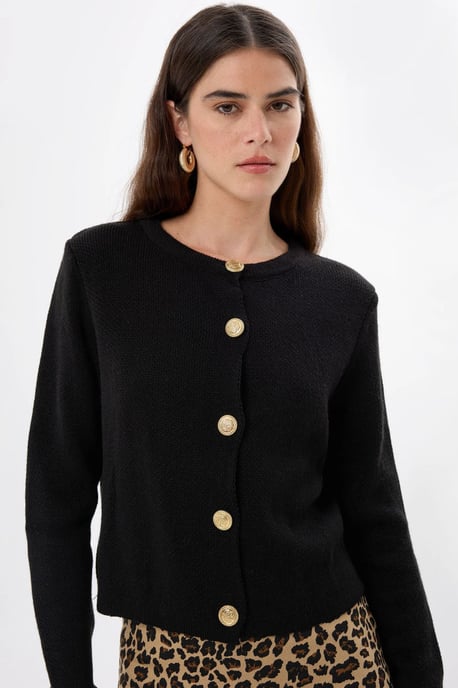 Knopfgestrickter Cardigan - Image 1