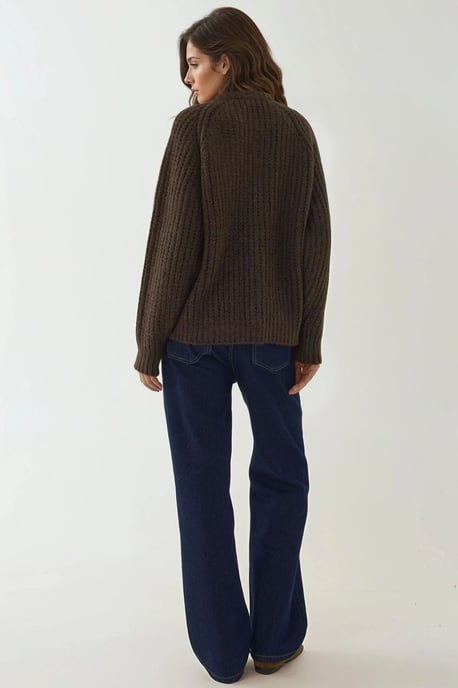 Strickjacke mit Knöpfen und Strukturmuster - Image 4