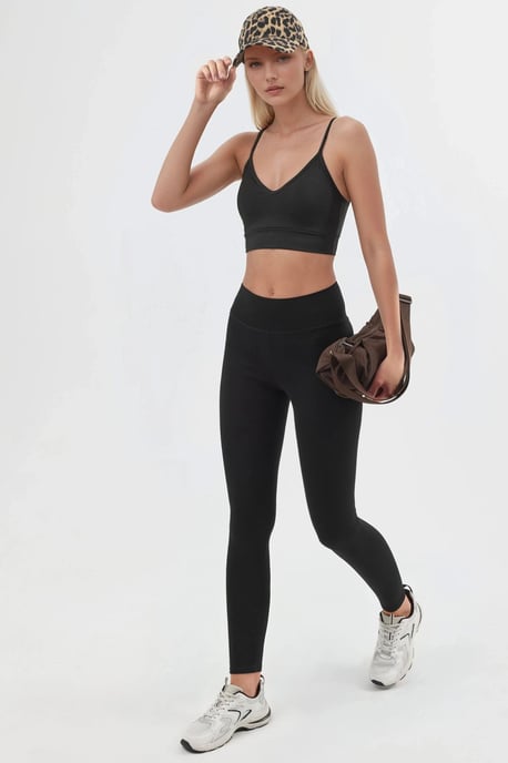 Hoch taillierte Pull-On Skinny-Leggings - Image 5