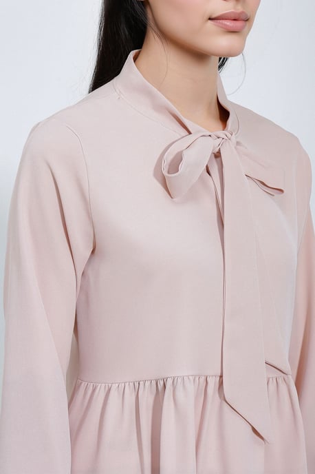 Langes Tunika- und Hosen-Set mit Hemdkragen - Image 4