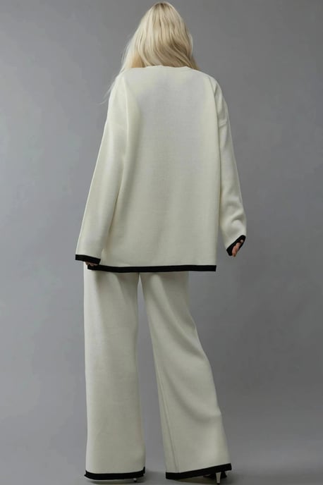 Pullover & Weitgeschnittene Hose Strick Co-Ord-Set - Image 2