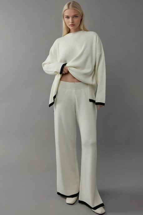 Pullover & Weitgeschnittene Hose Strick Co-Ord-Set - Image 5