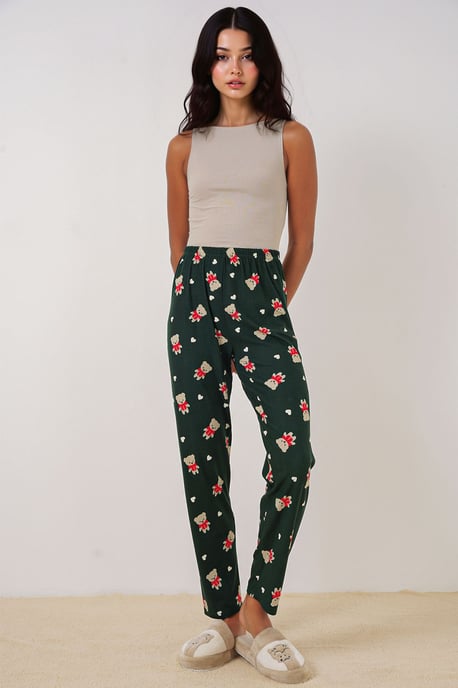 Musterte Mid-Waist Lounge-Hosen - Image 4
