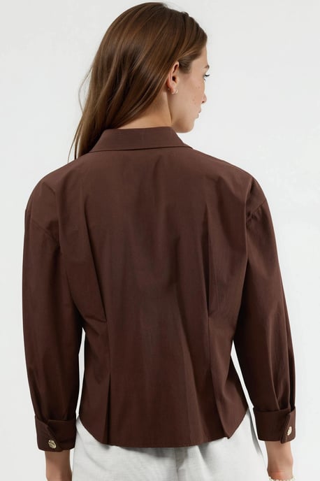 Fitted Langarmhemd mit Knopfdetails - Image 4