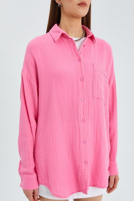 Oversize-Shirt mit Taschendetail - Image 4