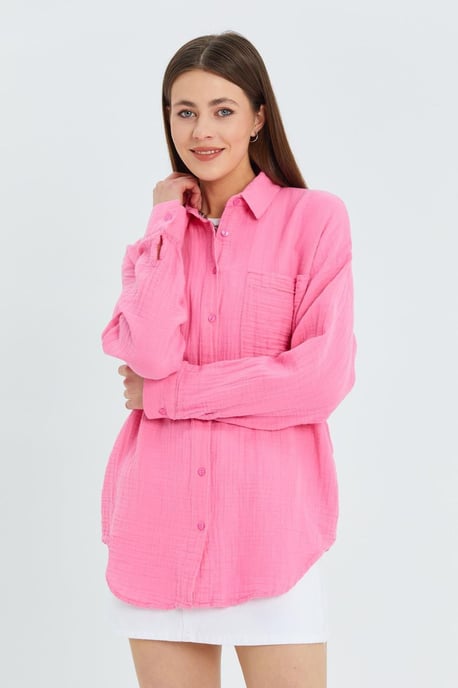 Oversize-Shirt mit Taschendetail - Image 5