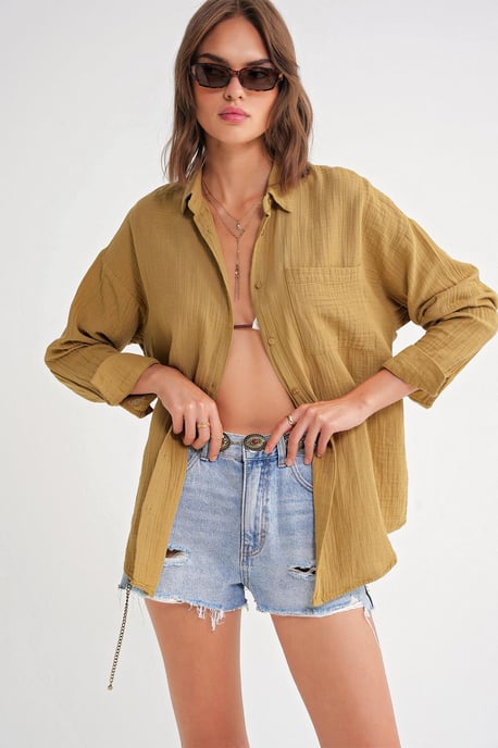 Oversize-Shirt mit Taschendetail - Image 3