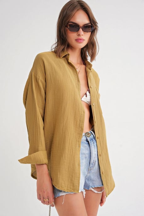 Oversize-Shirt mit Taschendetail - Image 4