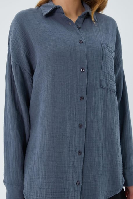 Oversize-Shirt mit Taschendetail - Image 4