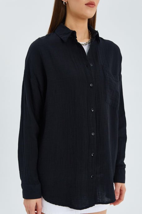 Oversize-Shirt mit Taschendetail - Image 4
