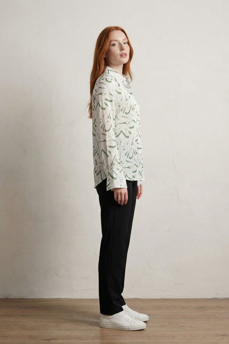 Abstraktes Druck-Button-Up-Hemd - Image 2