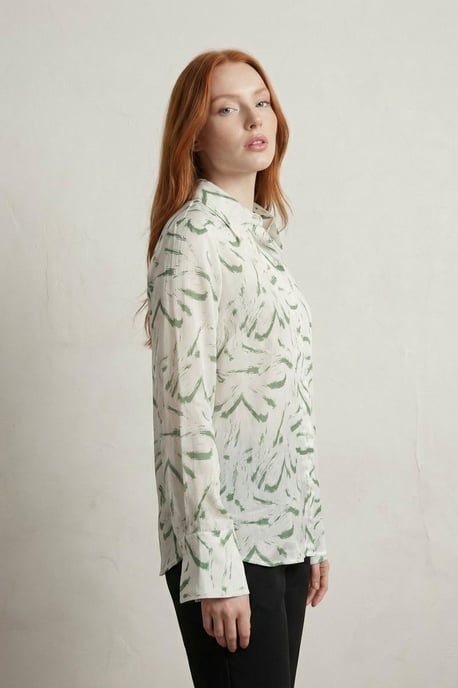 Abstraktes Druck-Button-Up-Hemd - Image 3