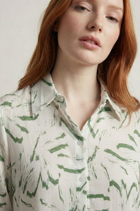 Abstraktes Druck-Button-Up-Hemd - Image 5