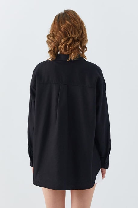 Oversized Popelin-Hemd - Image 6