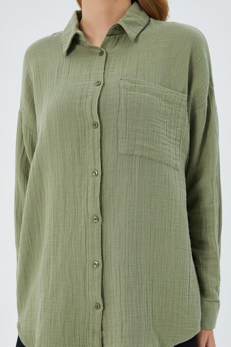 Oversize-Shirt mit Taschendetail - Image 4
