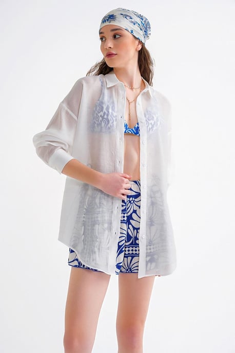 Übergroßes Button-Up Hemd - Image 1