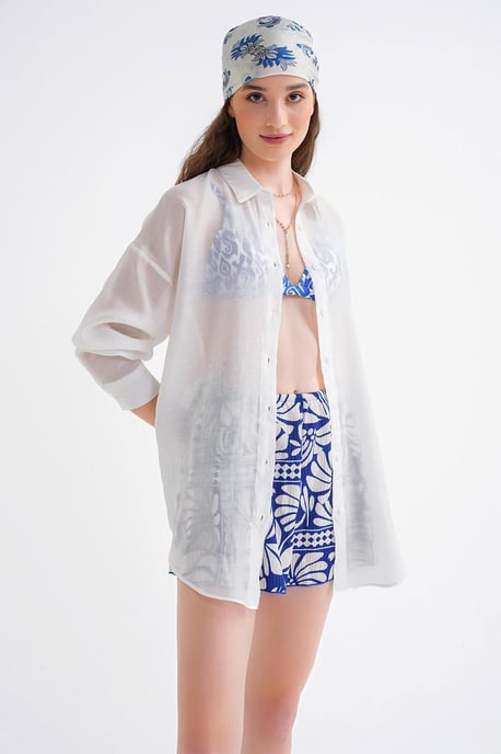 Übergroßes Button-Up Hemd - Image 3