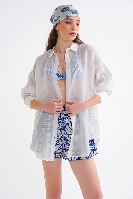 Übergroßes Button-Up Hemd - Image 5