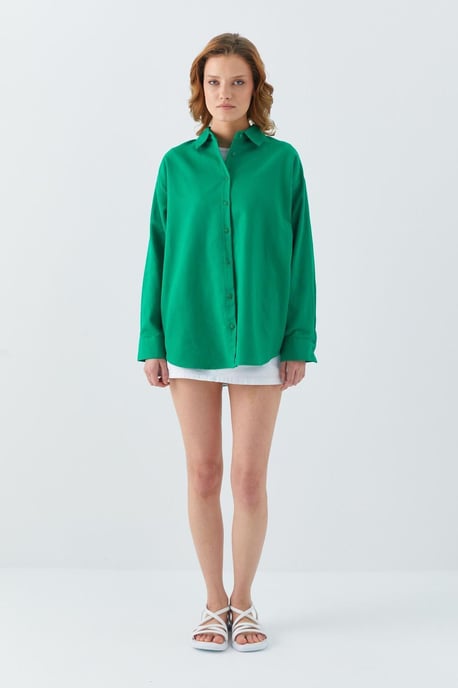 Oversized Popelinehemd - Image 2