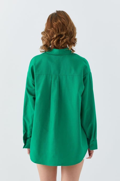 Oversized Popelinehemd - Image 6