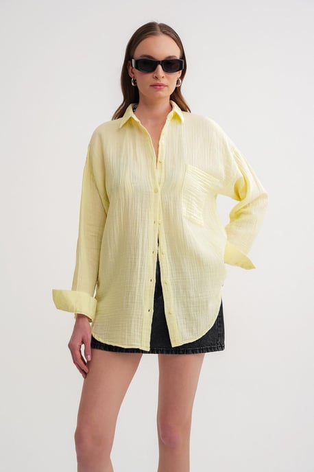 Oversize-Shirt mit Taschendetail - Image 4