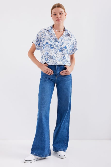 Kurzärmeliges Button-Down-Shirt - Image 3